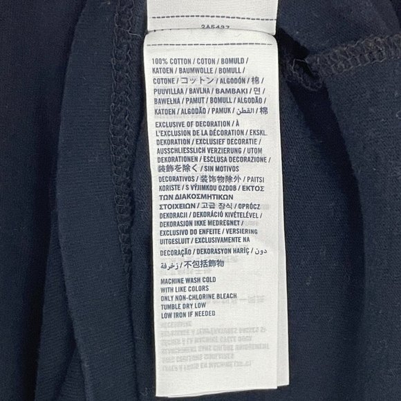 Abercrombie & Fitch Kids Boys Muscle Shirt Size Large Red Navy Long Sleeve Tee - Picture 8 of 8